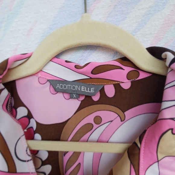 Y2K Addition Elle Floral and Paisley Blouse - Picture 2 of 6